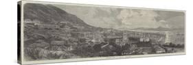 General View of Victoria, Hong-Kong-null-Stretched Canvas