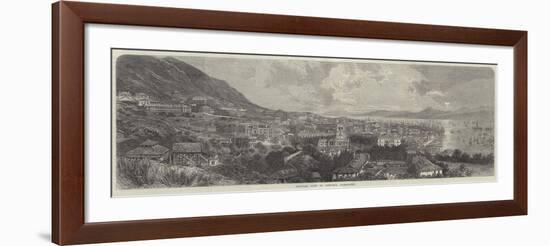 General View of Victoria, Hong-Kong-null-Framed Giclee Print