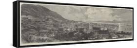 General View of Victoria, Hong-Kong-null-Framed Stretched Canvas