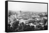 General View of Vilnius, Lithuania-null-Framed Stretched Canvas