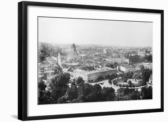 General View of Vilnius, Lithuania-null-Framed Photographic Print