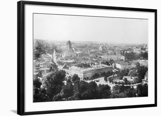 General View of Vilnius, Lithuania-null-Framed Photographic Print