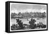 General View of Warszawa, Seen across the Vistula-null-Framed Stretched Canvas