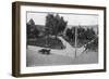 General View of Watsonville Plaza - Watsonville, CA-Lantern Press-Framed Art Print