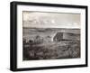 General View Roman Ruins in Countryside-null-Framed Photographic Print