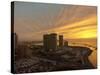 General View Showing Sunset Over Tripoli City-null-Stretched Canvas