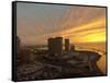 General View Showing Sunset Over Tripoli City-null-Framed Stretched Canvas