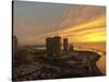 General View Showing Sunset Over Tripoli City-null-Stretched Canvas