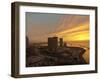 General View Showing Sunset Over Tripoli City-null-Framed Premium Photographic Print