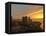 General View Showing Sunset Over Tripoli City-null-Framed Stretched Canvas