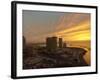 General View Showing Sunset Over Tripoli City-null-Framed Photographic Print