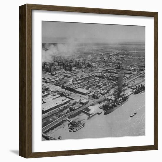 General View Showing the Abadan Oil Refinery-Dmitri Kessel-Framed Photographic Print