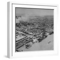 General View Showing the Abadan Oil Refinery-Dmitri Kessel-Framed Photographic Print