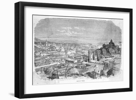 General View : Tiflis on the Kura River Is Now known as Tbilisi-null-Framed Art Print