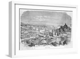 General View : Tiflis on the Kura River Is Now known as Tbilisi-null-Framed Art Print