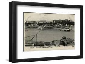 General View with Grand Hotel, Aswan, Egypt-null-Framed Photographic Print