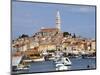 General View with St. Euphemia Church, Istrian Peninsula, Rovinj, Croatia-Prisma-Mounted Photographic Print