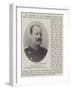 General Von Lessel, Commanding German Troops for China-null-Framed Giclee Print