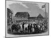 General Walker Reviewing Troops on the Grand Plaza, Granada, Capital of Nicaragua.-null-Mounted Giclee Print