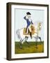 General Washington (1732-99) on a White Charger, circa 1835-null-Framed Giclee Print