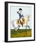 General Washington (1732-99) on a White Charger, circa 1835-null-Framed Giclee Print