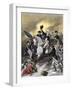 General Washington Leading the Americans at the Battle of Princeton, New Jersey, c.1777-null-Framed Giclee Print