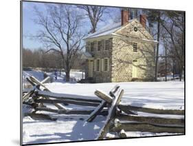 General Washington's Headquarters at Valley Forge during Winter Encampment, Pennsylvania-null-Mounted Photographic Print