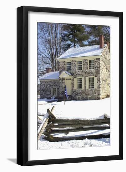 General Washington's Headquarters at Valley Forge during Winter Encampment, Pennsylvania-null-Framed Giclee Print
