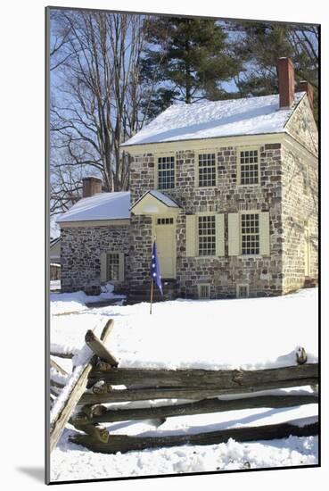 General Washington's Headquarters at Valley Forge during Winter Encampment, Pennsylvania-null-Mounted Giclee Print