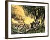 General Wayne's Victory at the Battle of Fallen Timbers, c.1794-null-Framed Giclee Print