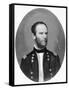 General William Sherman, c.1865-American School-Framed Stretched Canvas