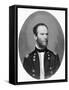 General William Sherman, c.1865-American School-Framed Stretched Canvas