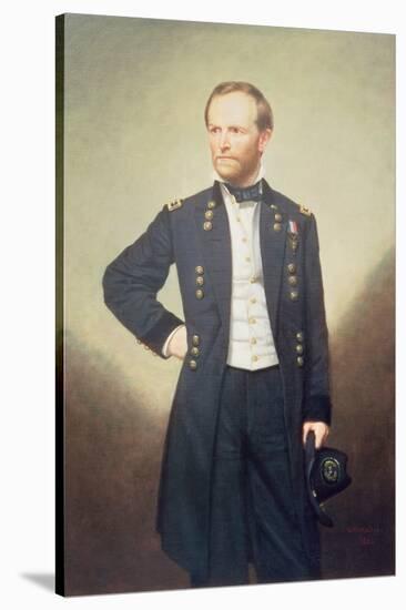 General William Sherman-George Peter Alexander Healy-Stretched Canvas