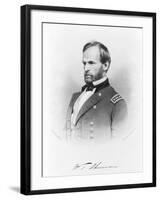 General William T. Sherman, c.1865-John Chester Buttre-Framed Giclee Print