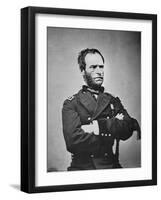 General William T. Sherman-Mathew Brady-Framed Photographic Print