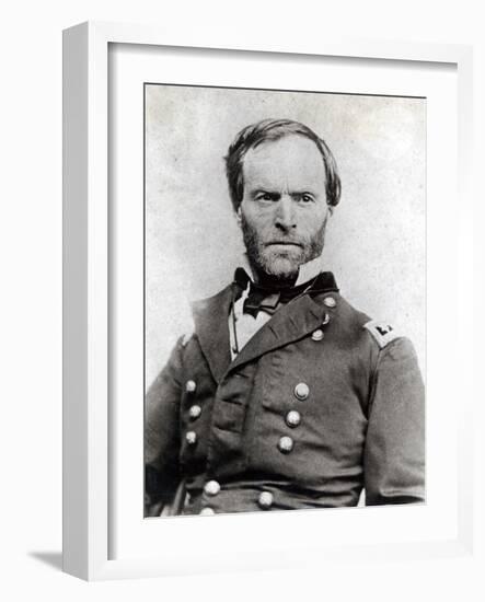 General William Tecumseh Sherman (1820-91)-null-Framed Photographic Print