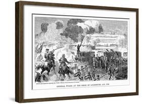 General Wolfe at the Siege of Louisbourg, Ad 1758-null-Framed Giclee Print