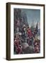 General Wolfe Climbing the Heights of Abraham, Quebec, 1759-null-Framed Giclee Print