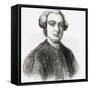 General Wolfe, engraving-null-Framed Stretched Canvas