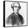 General Wolfe, engraving-null-Framed Stretched Canvas