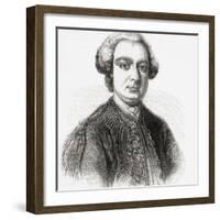 General Wolfe, engraving-null-Framed Giclee Print