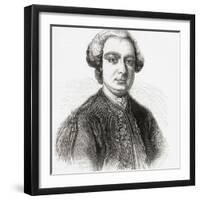 General Wolfe, engraving-null-Framed Giclee Print