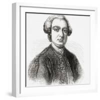 General Wolfe, engraving-null-Framed Giclee Print