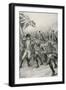 General Wolfe Is Mortally Wounded as He Leads the Charge on the Plains of Abraham-William Heysham Overend-Framed Giclee Print