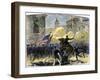 General Zachary Taylor Attacking Monterey, Mexico, c.1846-null-Framed Giclee Print