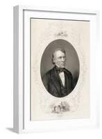 General Zachary Taylor from "The History of the United States", Vol. II-Mathew Brady-Framed Giclee Print