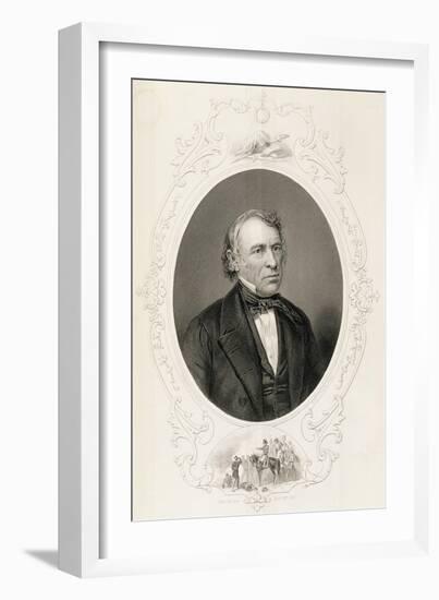 General Zachary Taylor from "The History of the United States", Vol. II-Mathew Brady-Framed Giclee Print