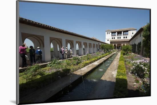 Generalife, Alhambra, Granada, Province of Granada, Andalusia, Spain-Michael Snell-Mounted Photographic Print