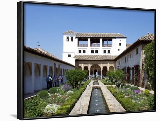 Generalife, Alhambra Palace, UNESCO World Heritage Site, Granada, Andalucia, Spain, Europe-Jeremy Lightfoot-Framed Photographic Print