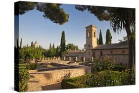 Generalife Gardens in Alhambra, Granada, Spain-Julianne Eggers-Stretched Canvas